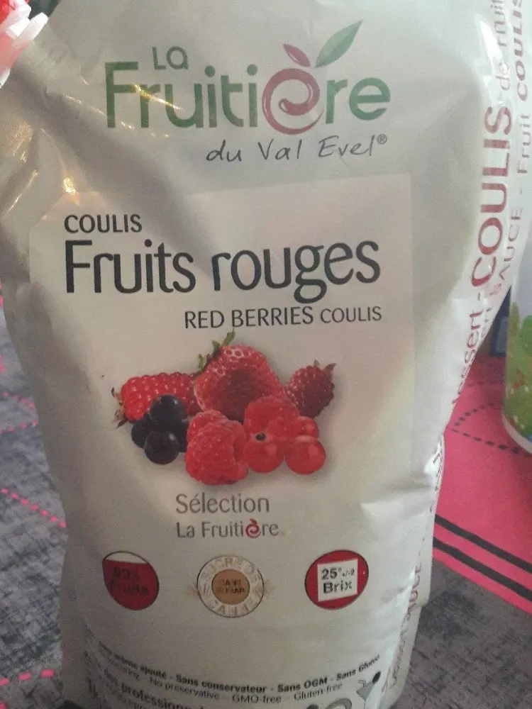 Coulis fruits rouges