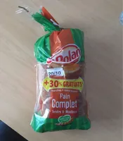 Pain de mie complet tranchés