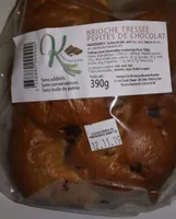 Brioche tressée aux pépites de chocolat