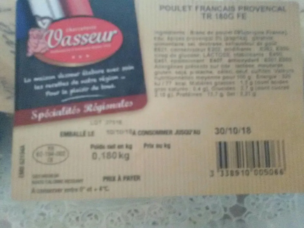 poulet français provençal