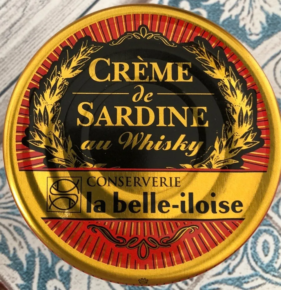 Crème de sardine au whisky