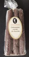Chalumeau enrobé de chocolat
