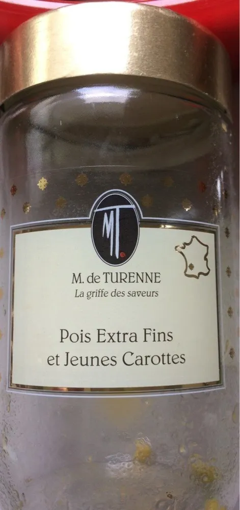 Pois extra fins et jeunes carottes