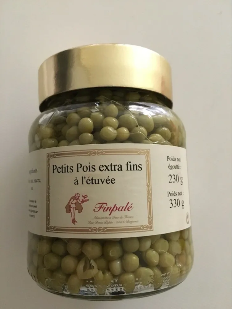 Petits pois extra fins à l'étuvée