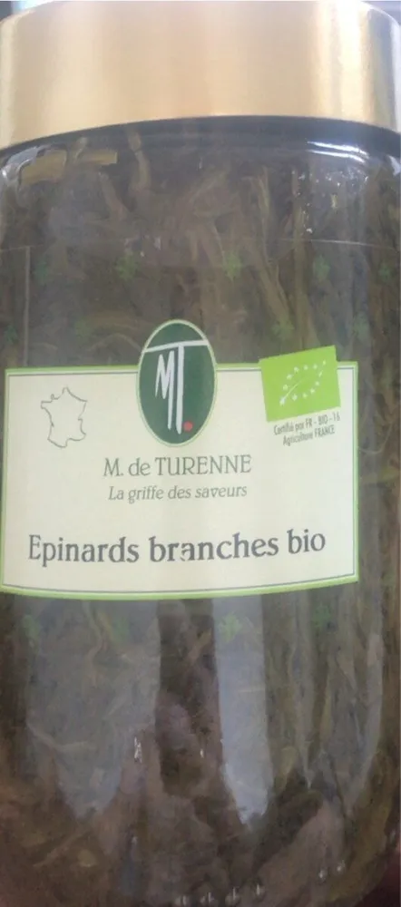 Epinards branches bio