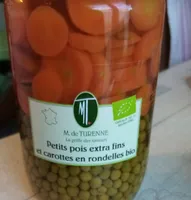 Petit pois extra fins et carottes bio