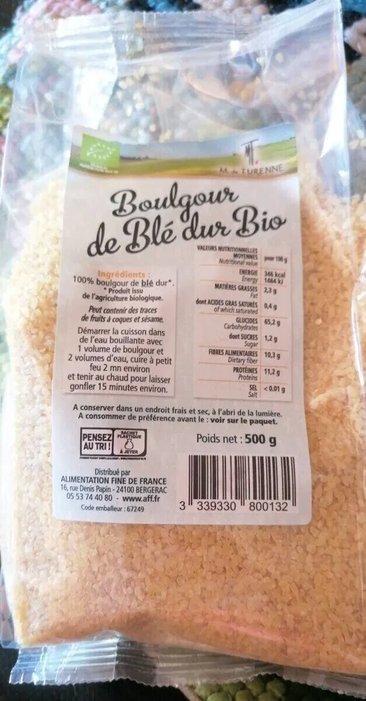 Boulgour de ble dur
