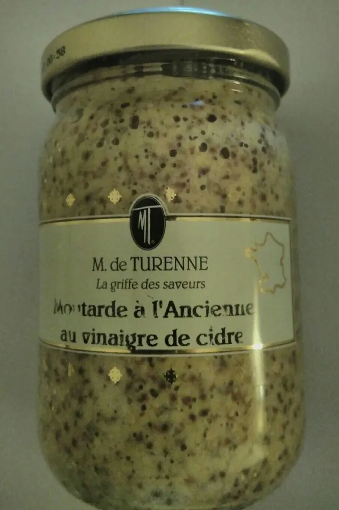 Moutarde à l'ancienne au vinaigre de cidre