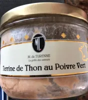 Terrine de thon au poivre vert