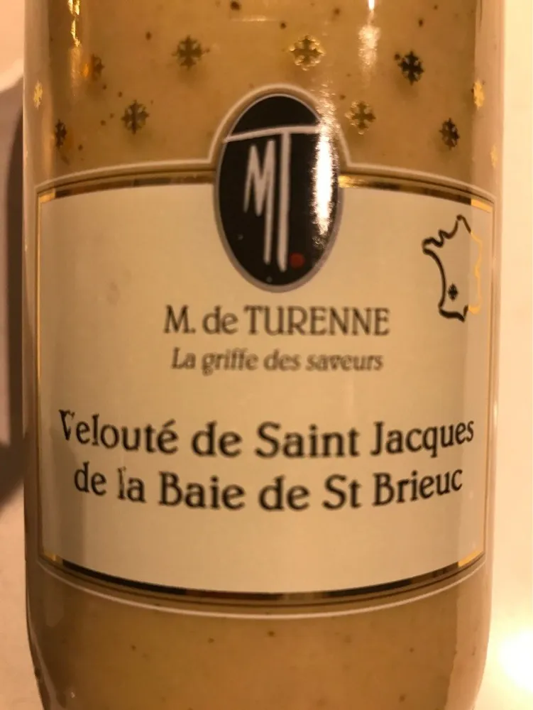 Velouté de saint jacques de saint Brieuc