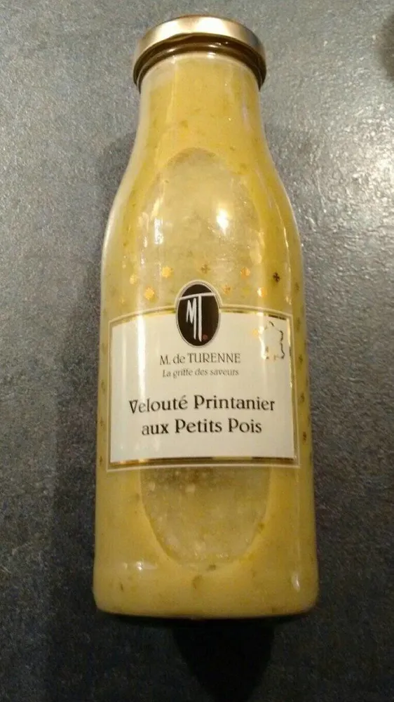 velouté printanier aux petits pois