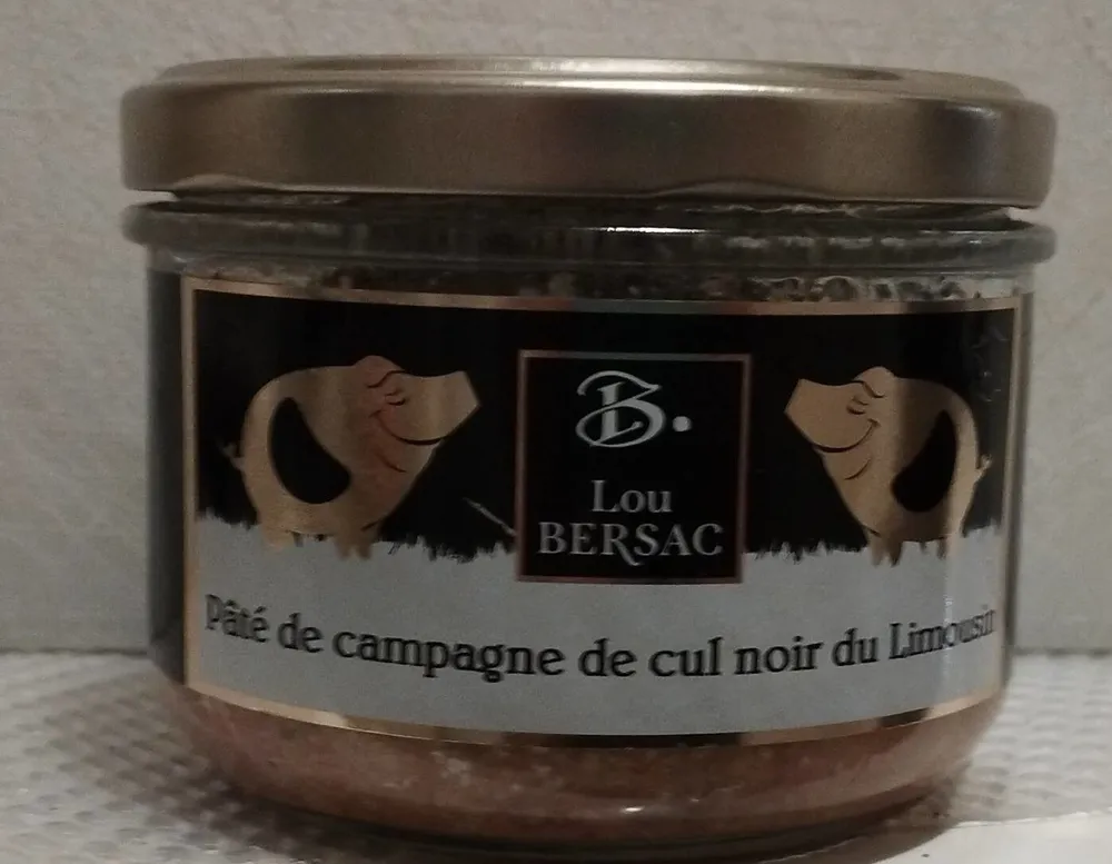 Pâté de campagne de cul noir du Limousin