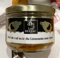 Pâté de cul noir du Limousin aux cèpes