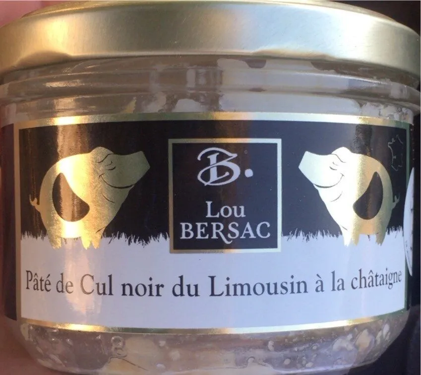 Pâté de cul noir du limousin à la chataigne