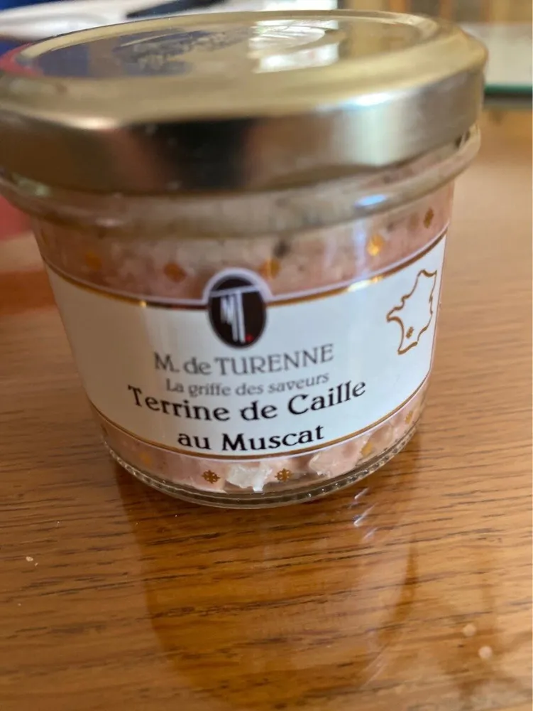 Terrine de caille au muscat