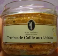 Terrine de Caille aux Raisins