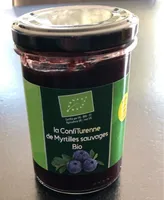 Confiturenne de myrtilles sauvages bio