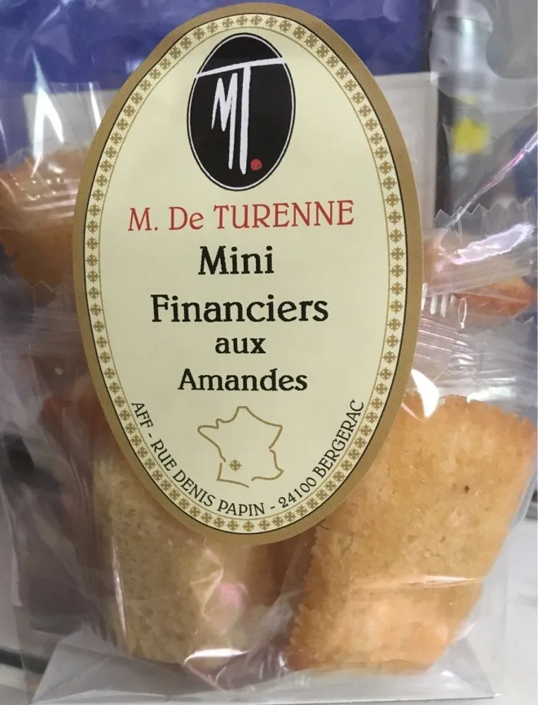 Mini financiers aux amandes