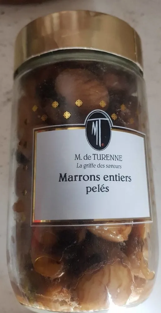 Marrons entiers pelés