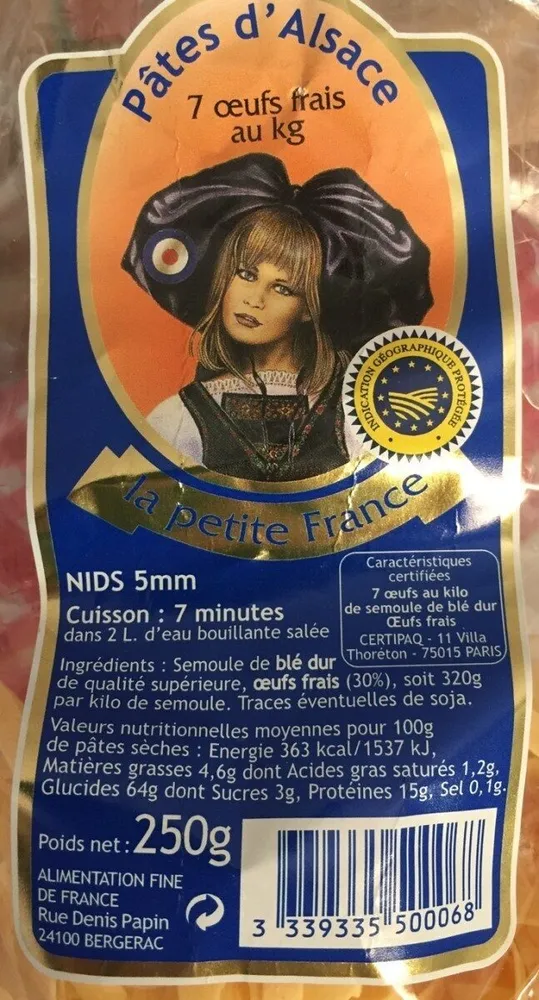 Pâtes d'Alsace