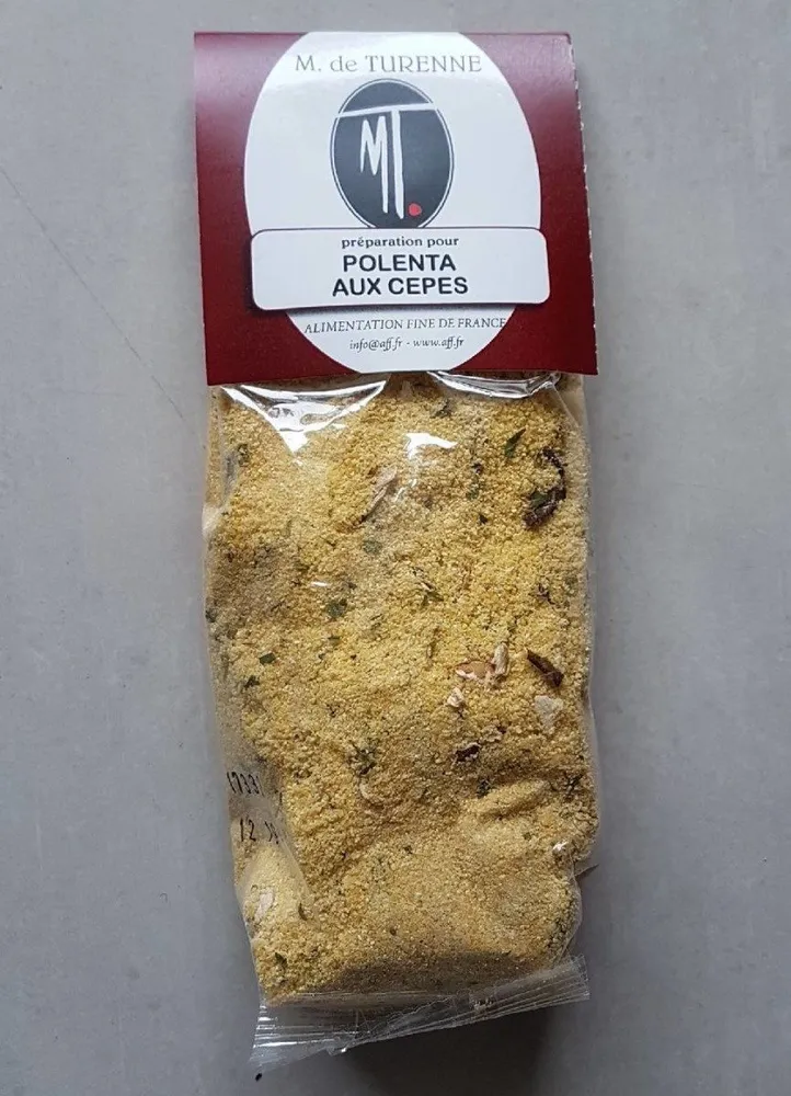 Polenta aux cepes