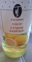 Sirop de citron sauvage