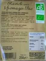 Ravioli aux 3 fromages