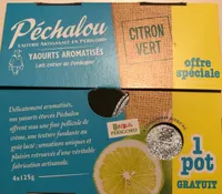 Yaourt aromatisé citron vert