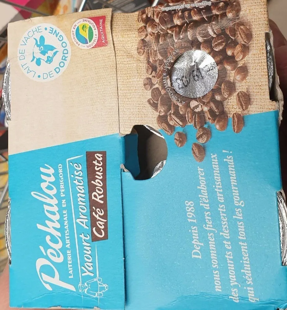 Yaourt aromatise café robusta