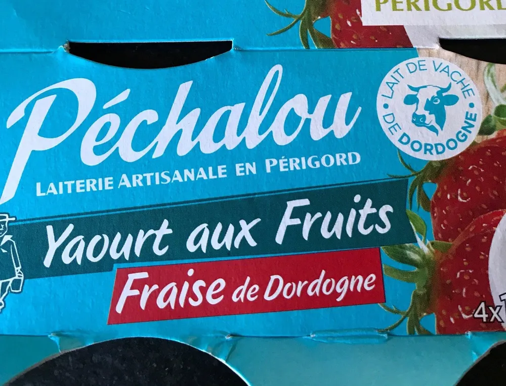 Yaourts aux fruits Fraise de Drodogne