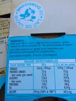 Yaourt aromatisé noix de coco
