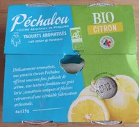 Yaourts aromatisés BIO Citron