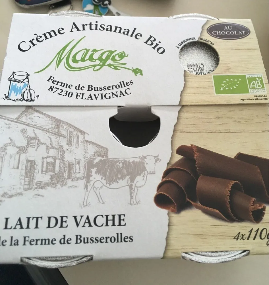 Creme artisanale bio Margo