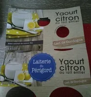 Yaourt Citron au lait entier