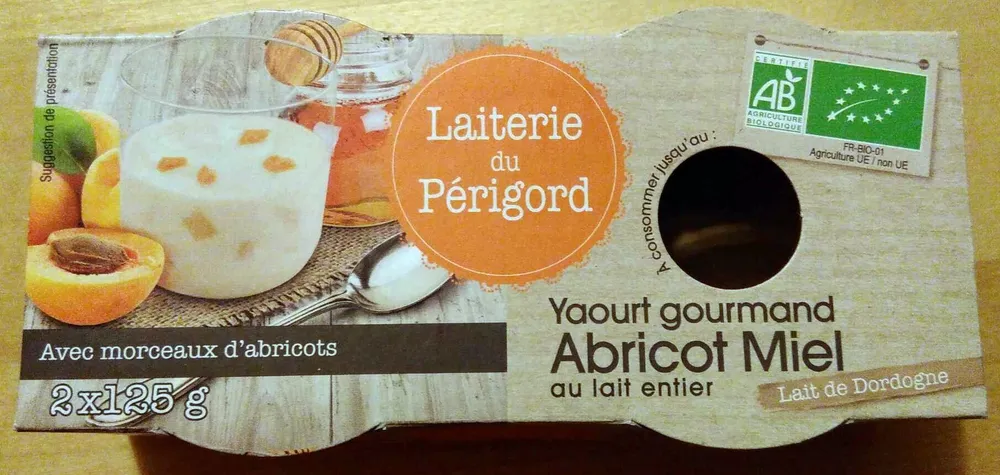 Yaourt gourmand Abricot Miel