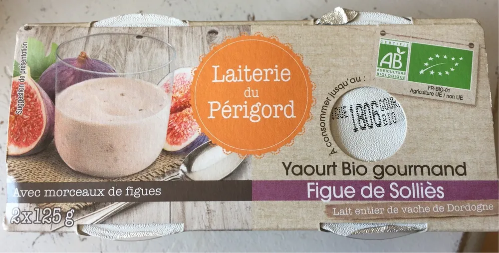 Yaourt bio gourmand figue de Solliès