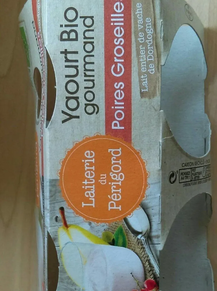 Yaourt Gourmand Poire Groseille
