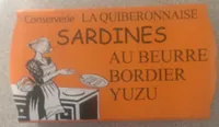 Sardines au beurre bordier Yuzu