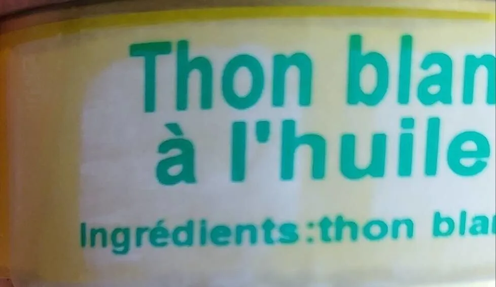 Thon blanc germon huile d'olive