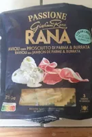 Ravioli au jambon de Parme et burrata
