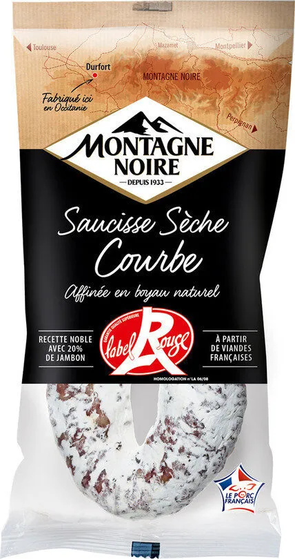 Saucisse sèche courbe