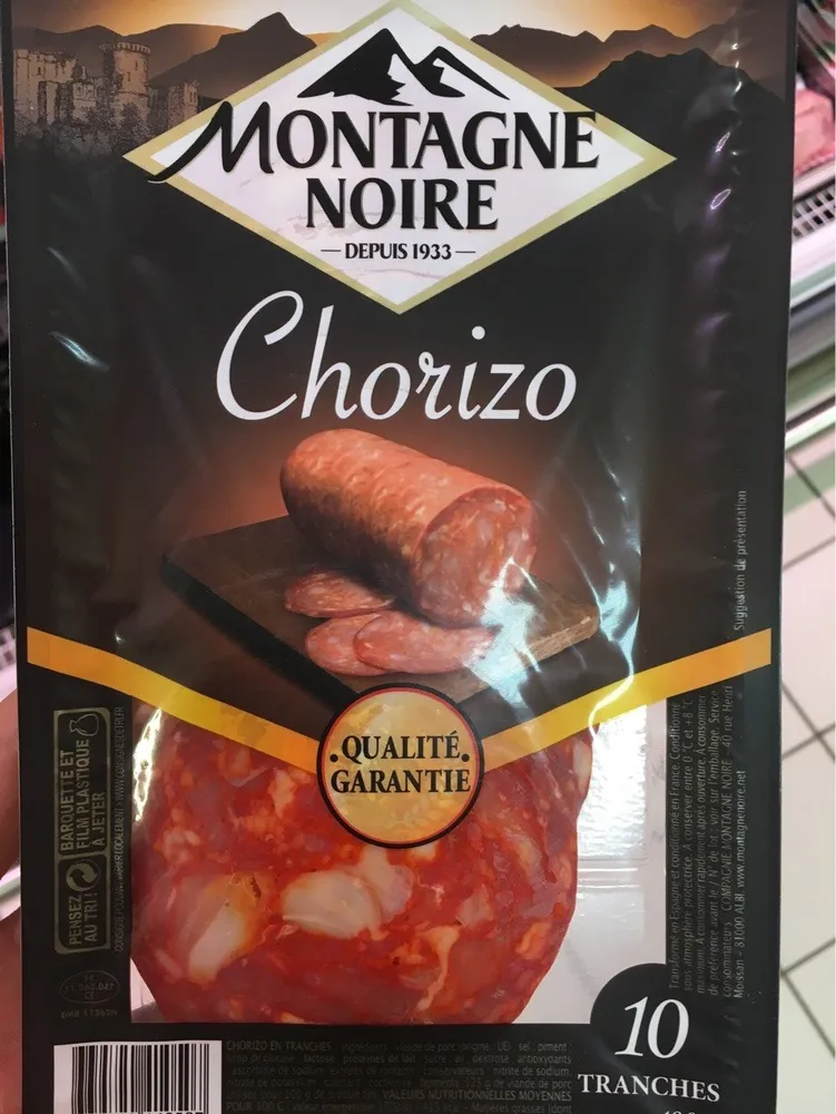 Chorizo Montagne Noire 10tranches
