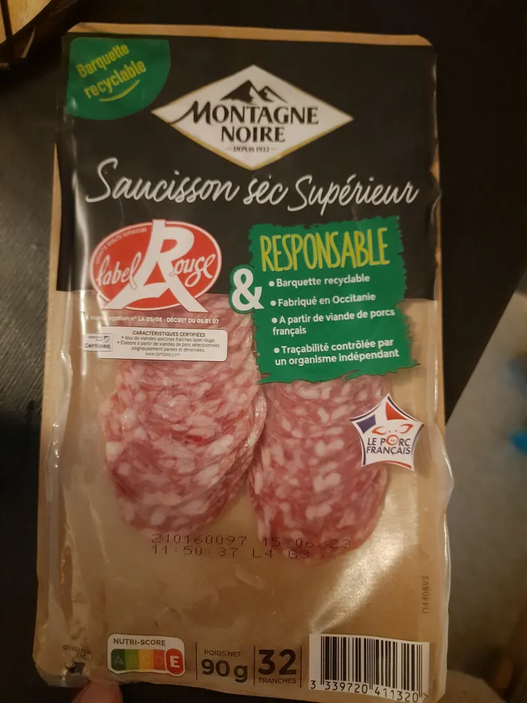 Saucisson sec supérieur