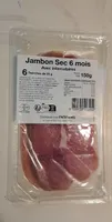 Jambon sec 6 mois