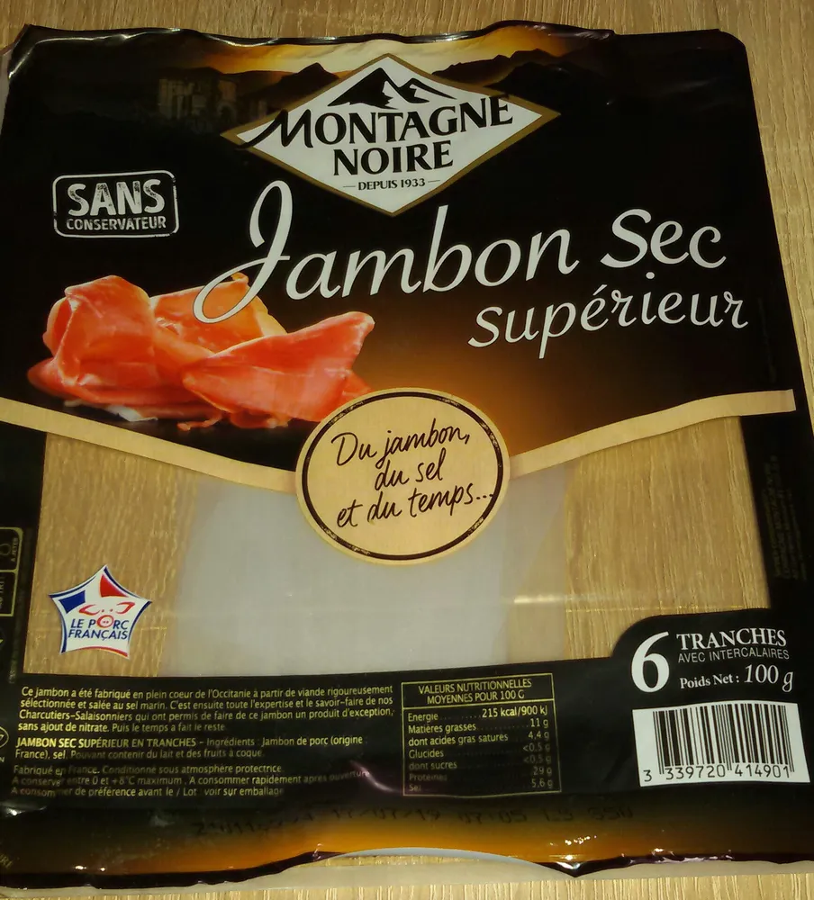 Jambon sec superieure