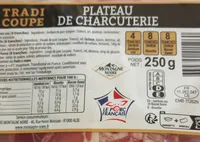 Tradi coupe plateau de charcuterie montagne  noire
