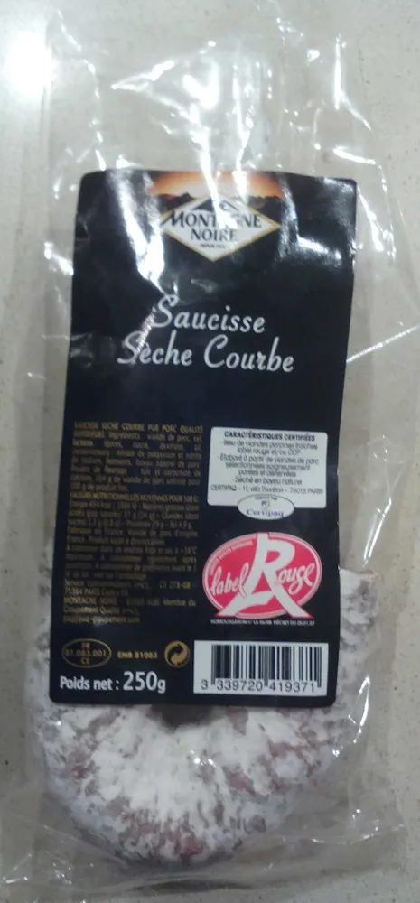 Saucisse Sèche Courbe