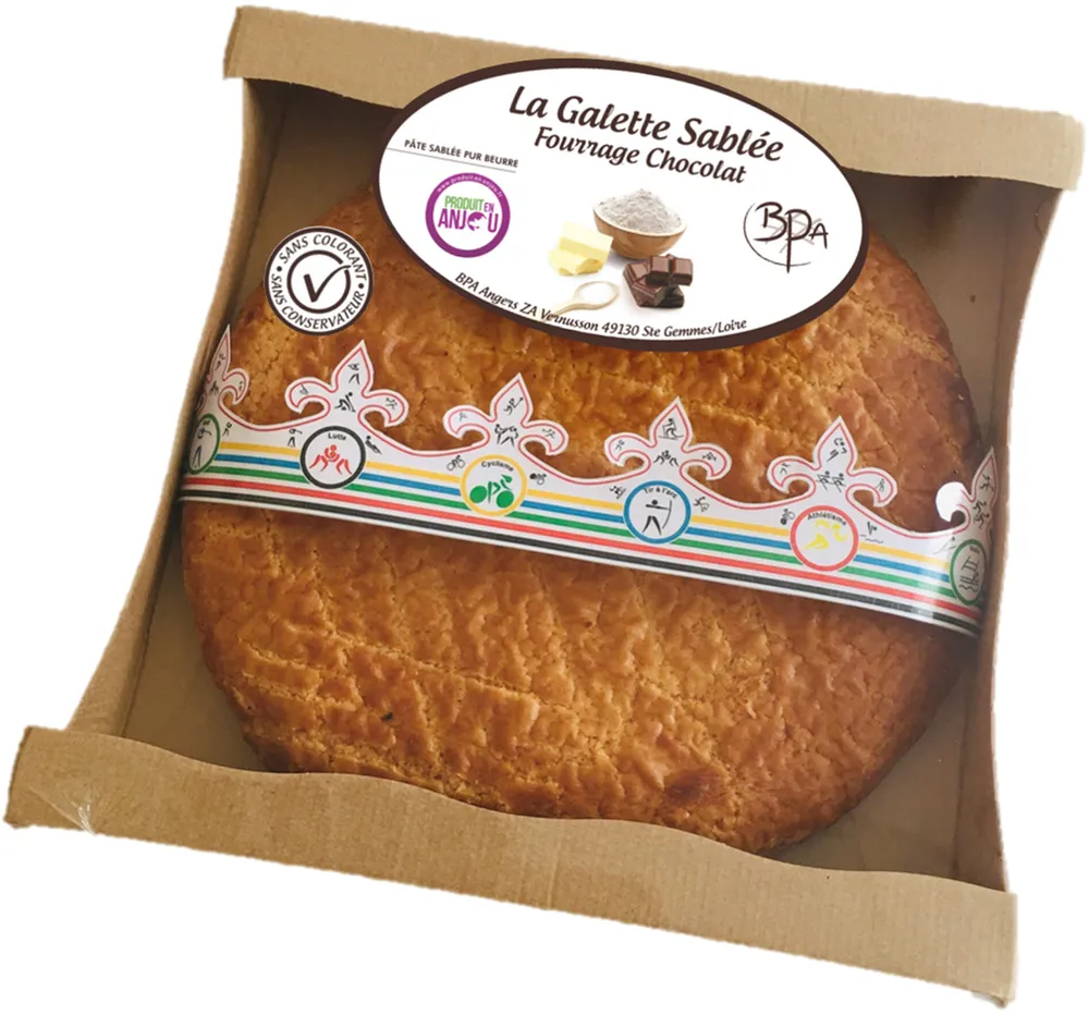 Galette sablée chocolat aromatisée 400g