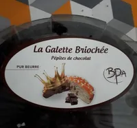 Galette briochée pépites de chocolat