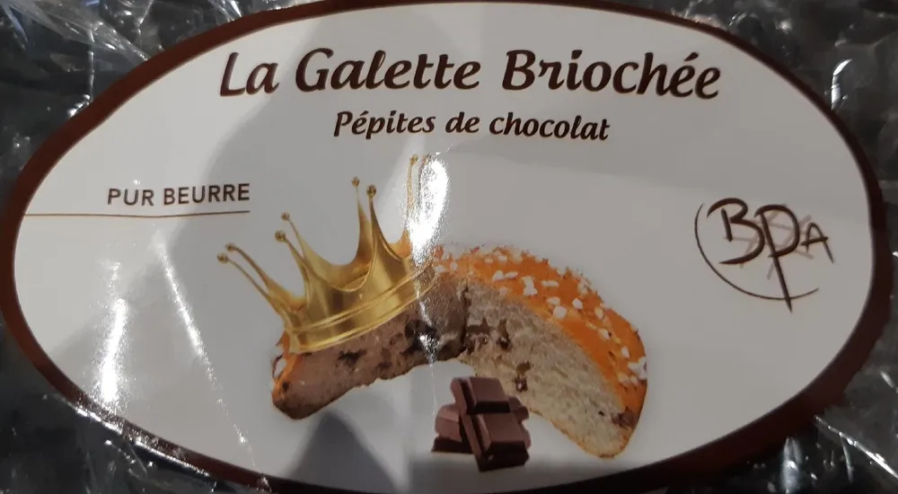 Galette briochée 350 chocolat